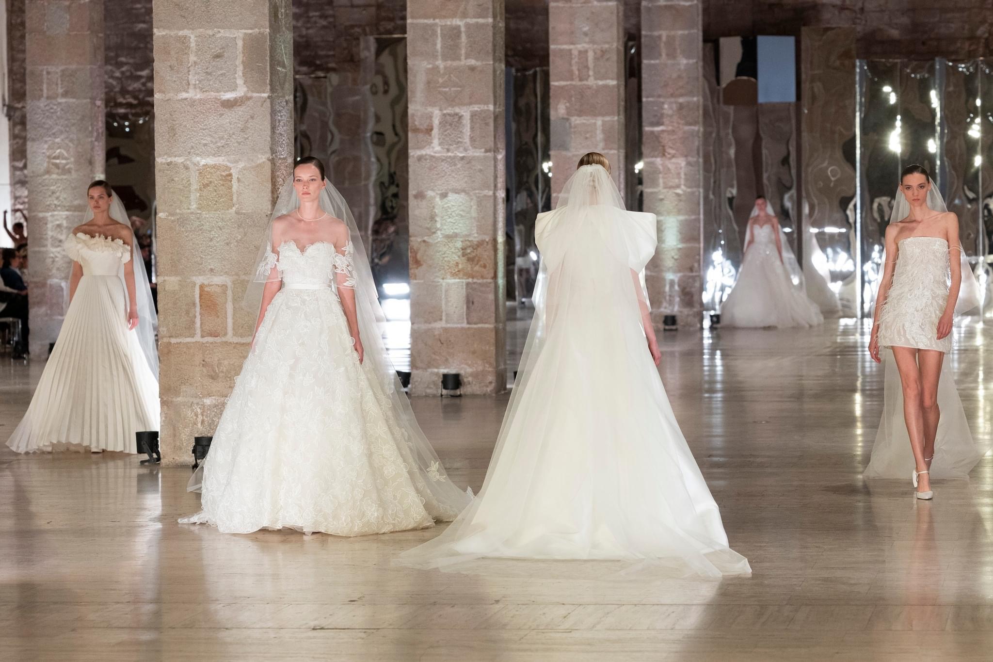 Overwhelmed by the stunning wedding dresses at Barcelona Bridal Fashion Week 2023